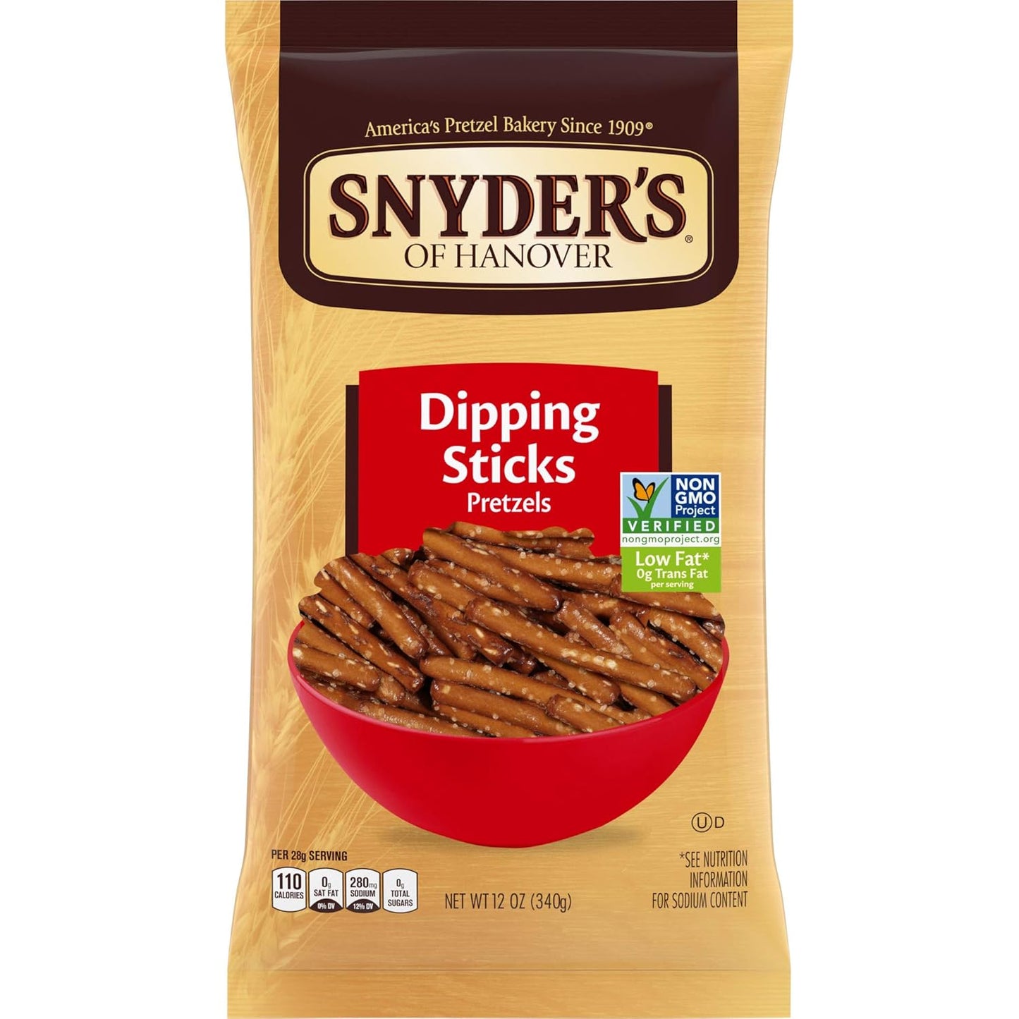 Snyder's of Hanover Dipping Stick Pretzel - 12 oz - 2 pk