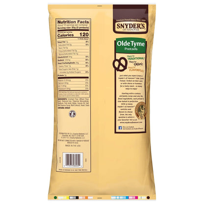 Snyders the Pounder Pretzels 16 Oz (Pack of 8) (Olde Tyme)