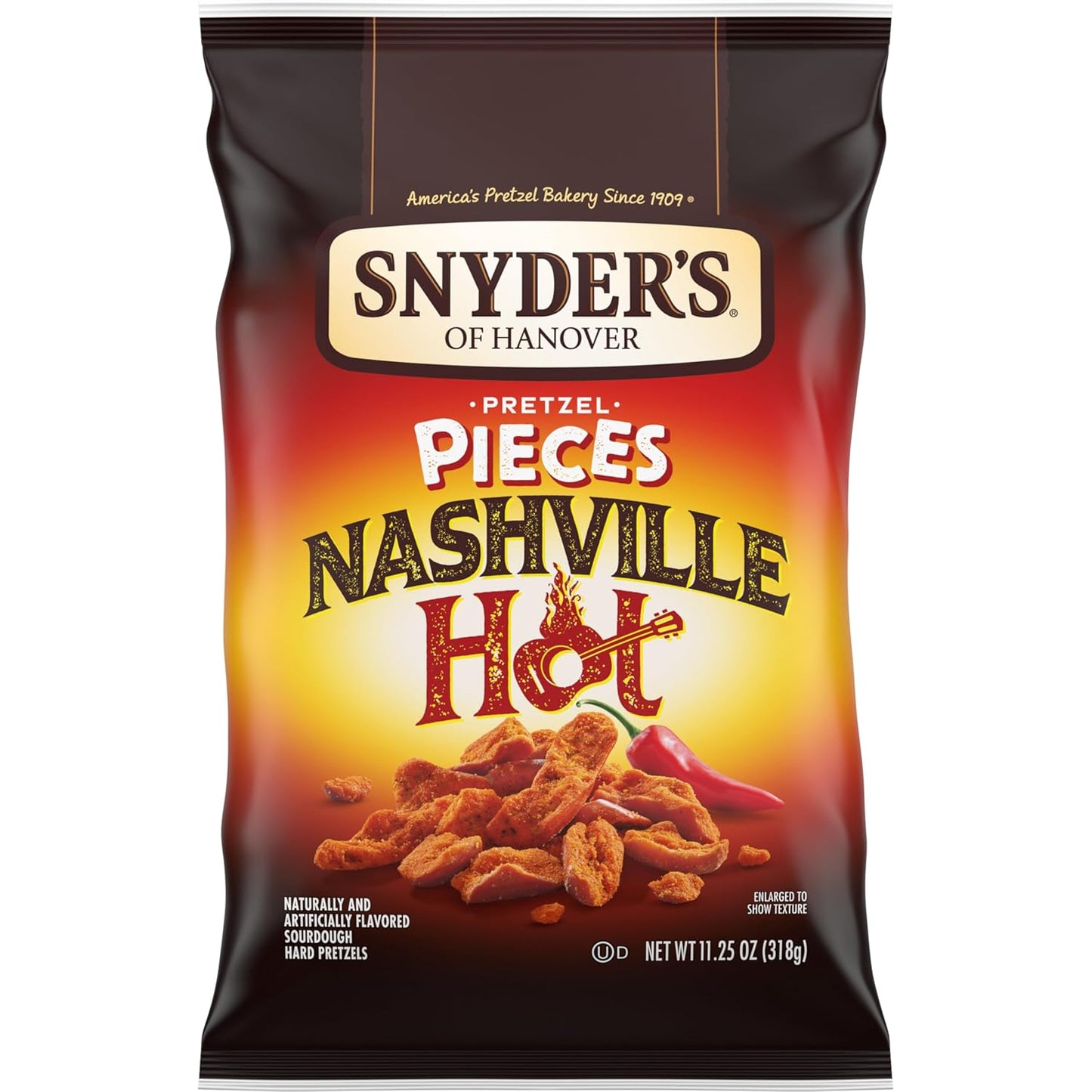 Snyder's of Hanover Honey Mustard & Onion Flavored Pretzel Pieces, 11.25 Oz