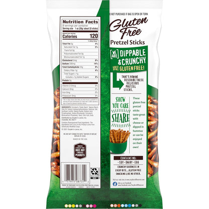 Snyder's of Hanover Pretzels, Gluten Free Pretzel Sticks, 8 Oz (Pack of 12)