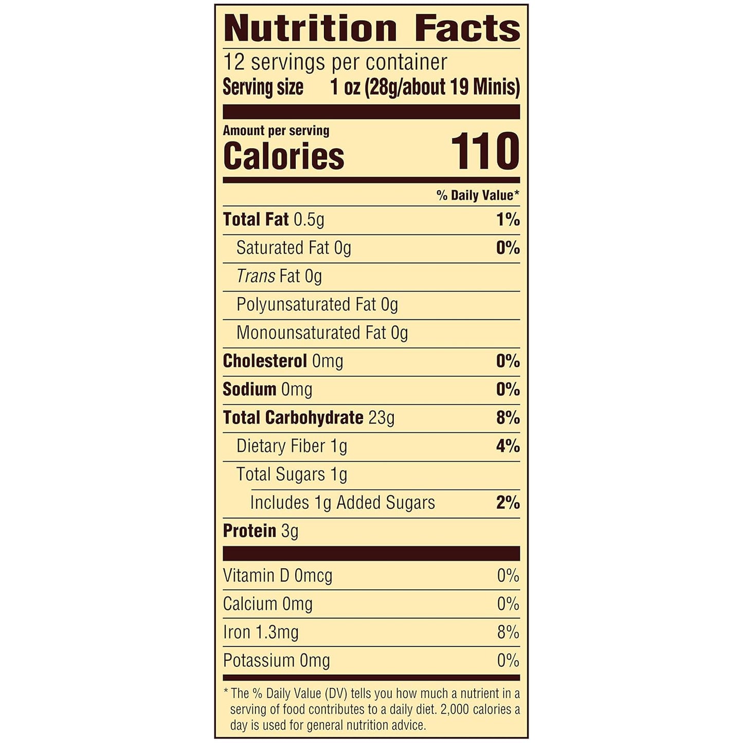 Snyder's of Hanover Mini Pretzels, Unsalted Pretzels, 12 Oz (Pack of 4)