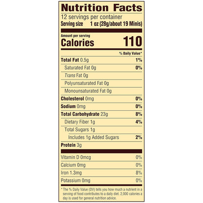 Snyder's of Hanover Mini Pretzels, Unsalted Pretzels, 12 Oz (Pack of 4)