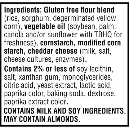 Cheez-It Baked Snack Crackers, Gluten Free, Lunch Snacks, Original, 9oz Box (1 Box)