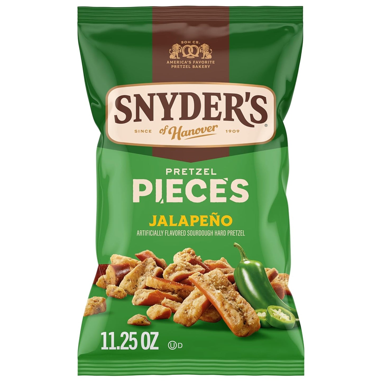 Snyder's of Hanover Honey Mustard & Onion Flavored Pretzel Pieces, 11.25 Oz