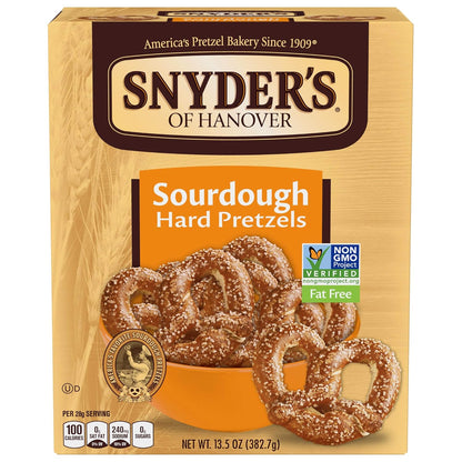 Snyder's of Hanover Sourdough Hard Pretzel Box - 13.5 oz - 2 pk