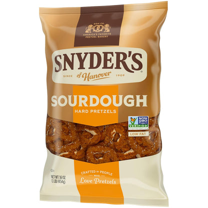 Snyder's of Hanover Sourdough Hard Pretzels, 16 Oz Bag