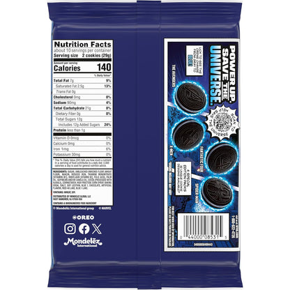 MARVEL OREO Stuf of Legends Chocolate Sandwich Cookies, Special Edition, 10.68 oz