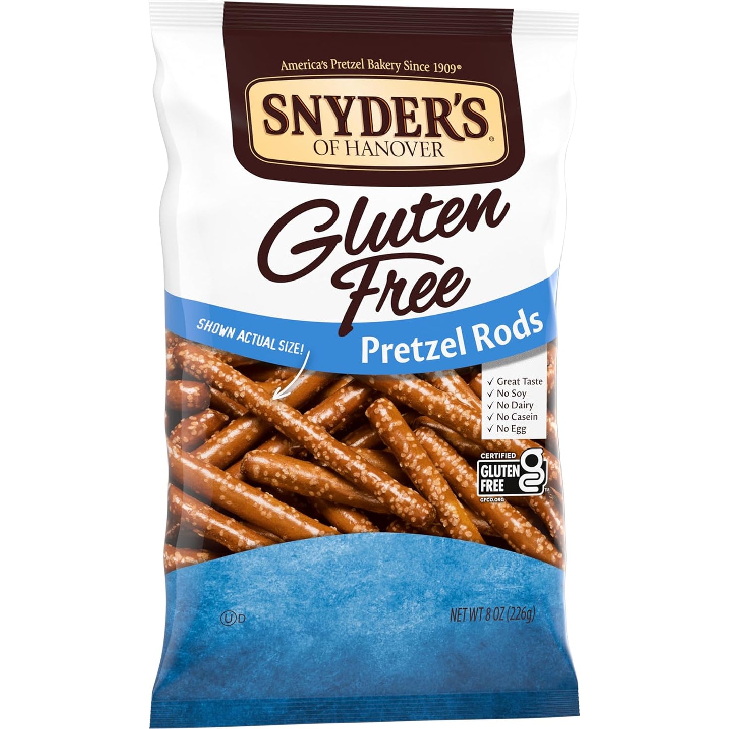 Snyder's of Hanover, Gluten Free Pretzels, 8 Oz