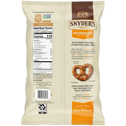 Snyder's of Hanover Sourdough Hard Pretzels, 16 Oz Bag