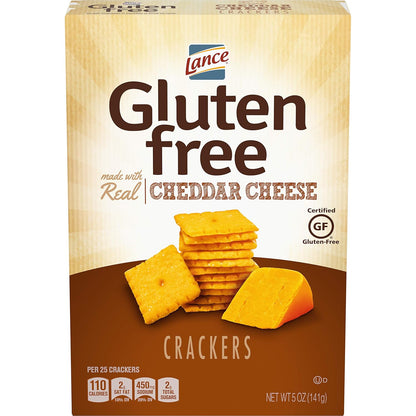Lance Gluten Free Crackers, Original Baked, 5 Ounce, 4 Count