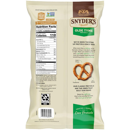 Snyder's of Hanover Old Tyme Pretzels, 16 Oz Bag