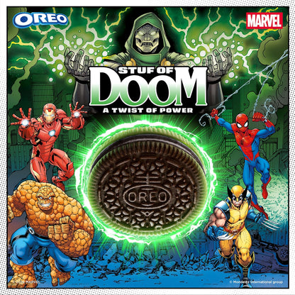 MARVEL OREO Stuf of Doom Chocolate Sandwich Cookies, Special Edition, 10.68 oz