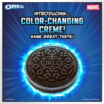 MARVEL OREO Stuf of Legends Chocolate Sandwich Cookies, Special Edition, 10.68 oz