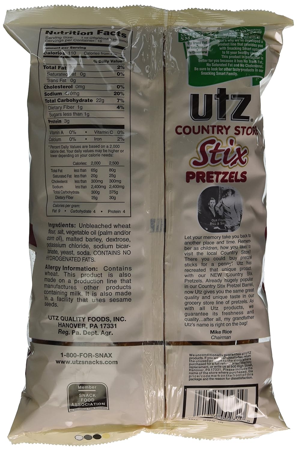 Utz Country Store Stix Pretzels