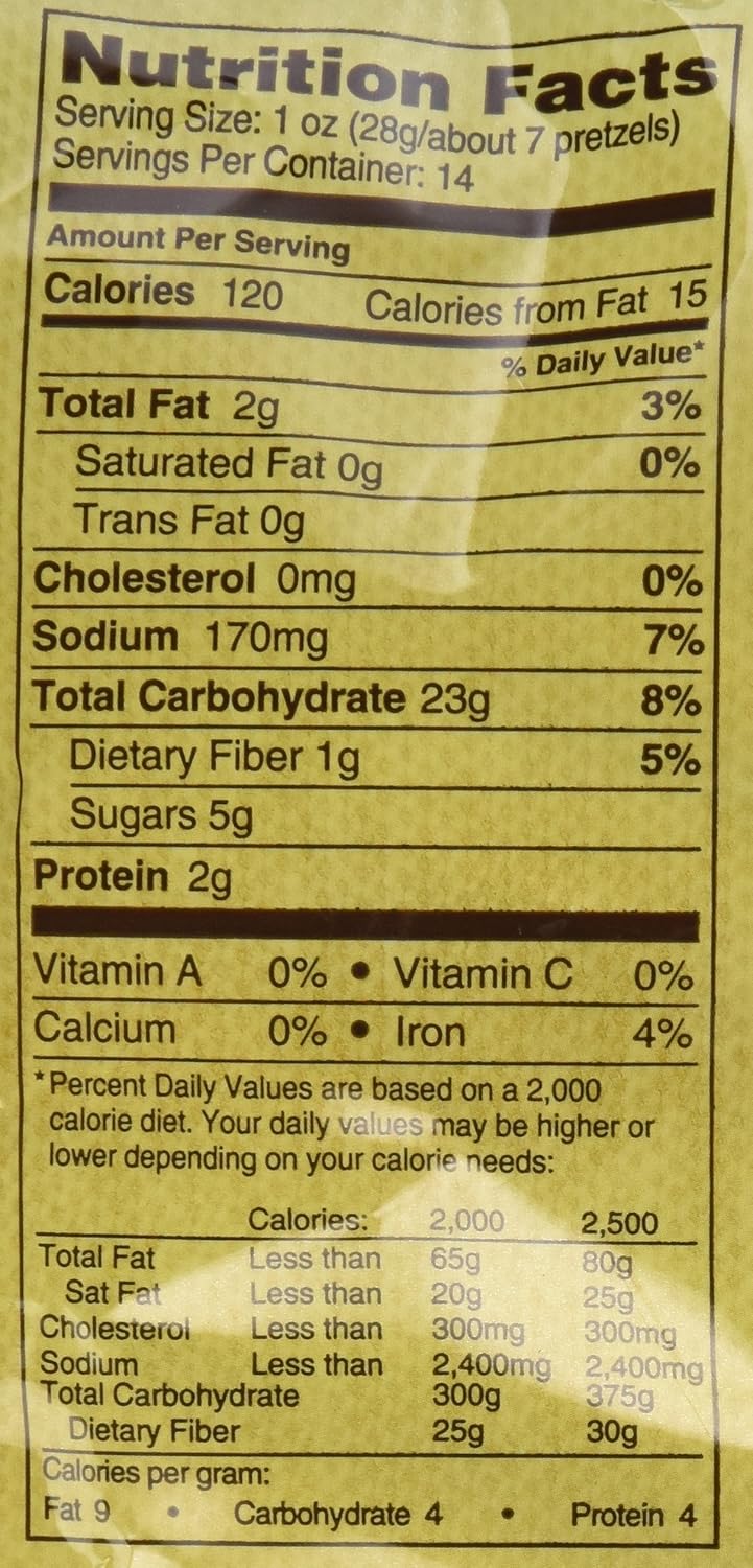 Utz Braided Honey Wheat Twists Pretzels, 14 Ounce