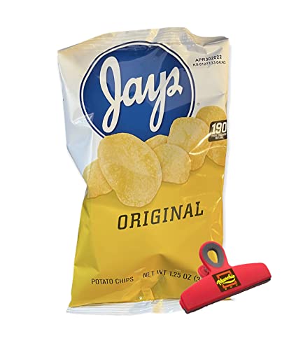 Jay's Original Potato Chips an Iconic Chicago Style Classic flavor thin Cut and Crispy (Pack of ( 56 ) 1.25 Oz Bags)